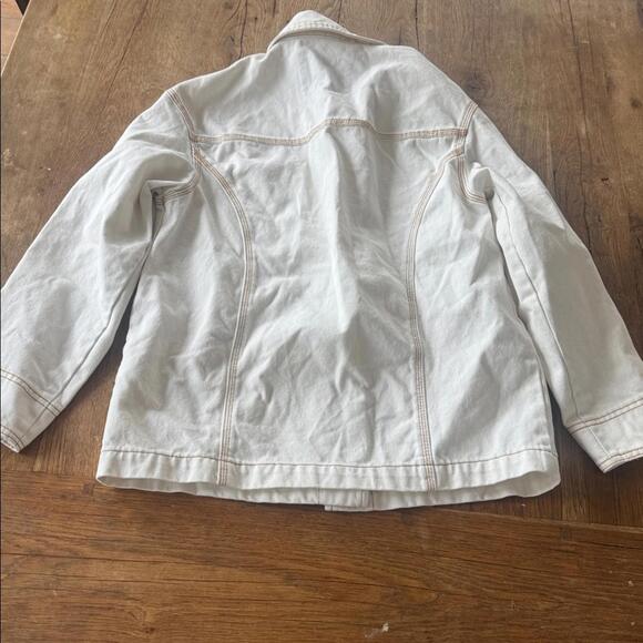 Bershka Cream Denim Jacket - Picture 6 of 6